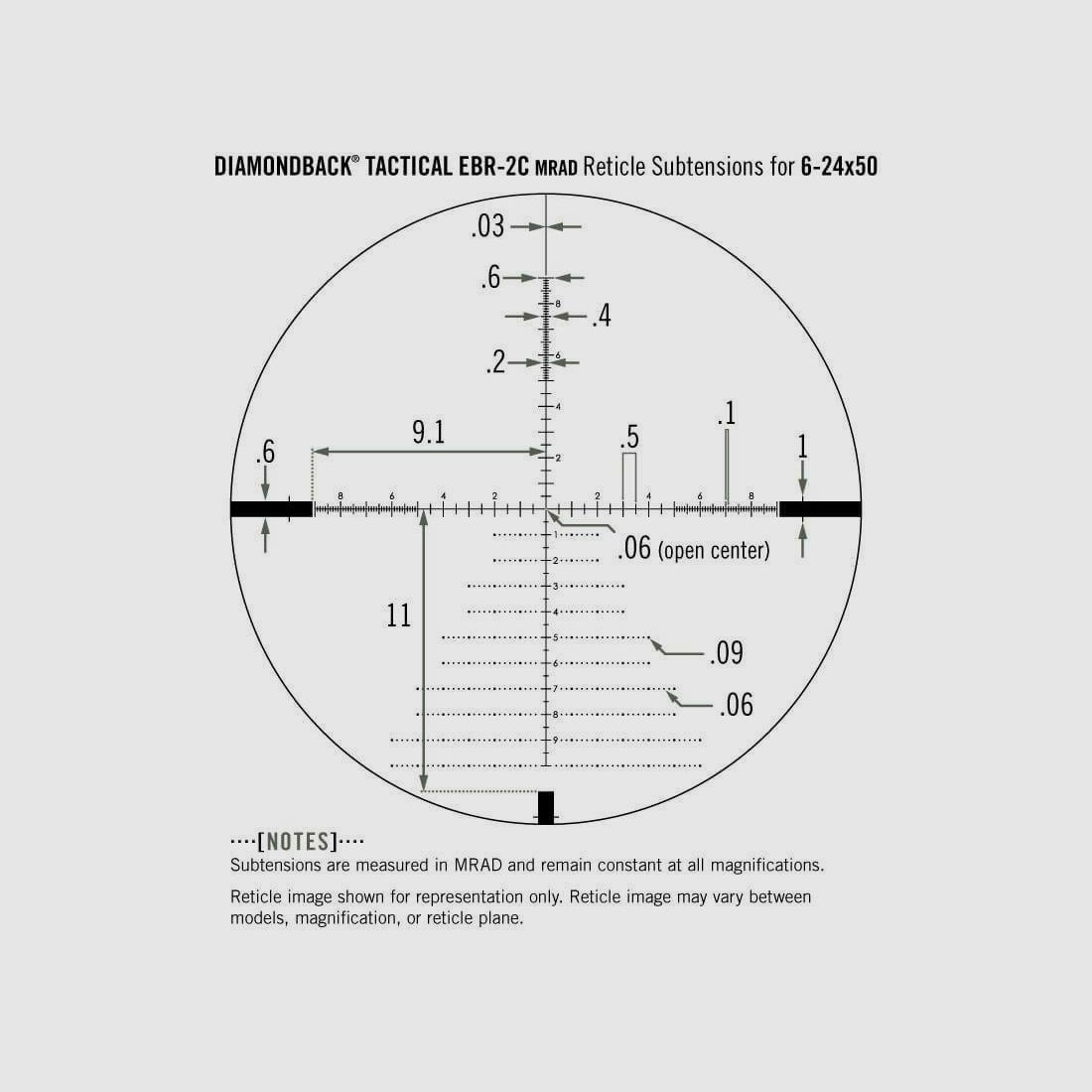Vortex Diamondback Tactical 6-24×50 FFP MRAD, image 5 of 5