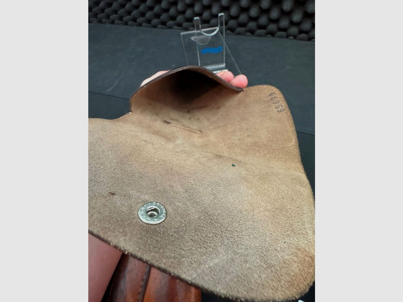 Gürtelholster, CZ75, Leder, dunkel Braun
