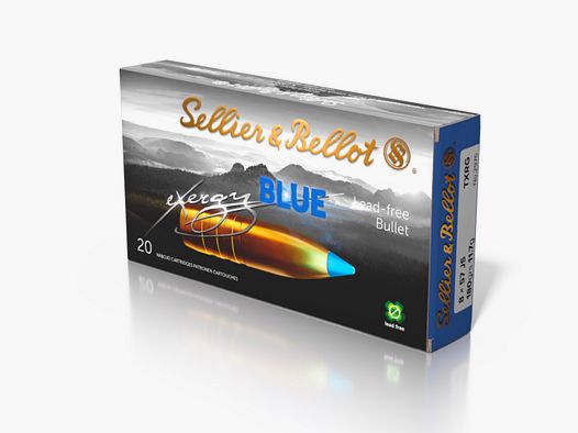 Sellier & Bellot 2003954 8x57 IS tipped eXergy blue 11,7g 180grs.