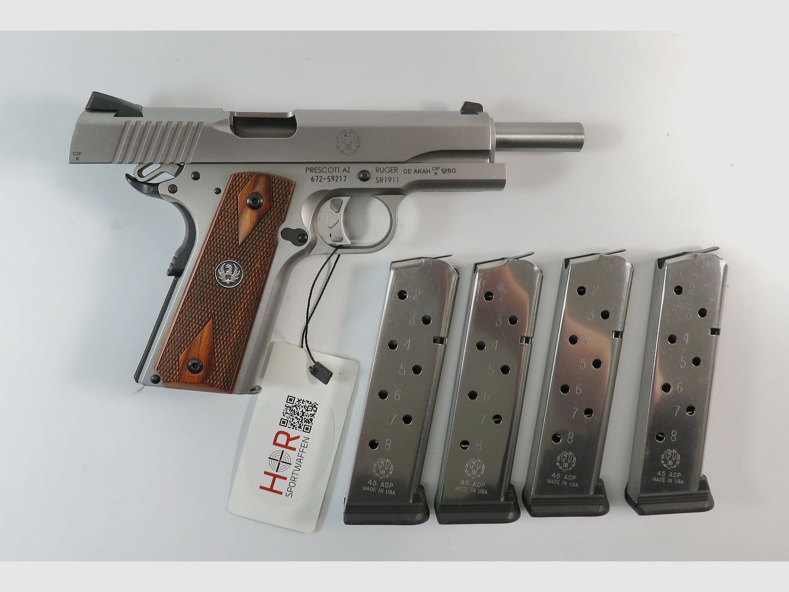 Ruger SR1911 Kaliber .45 Auto | 5 Original-Magazine | Neuwertig