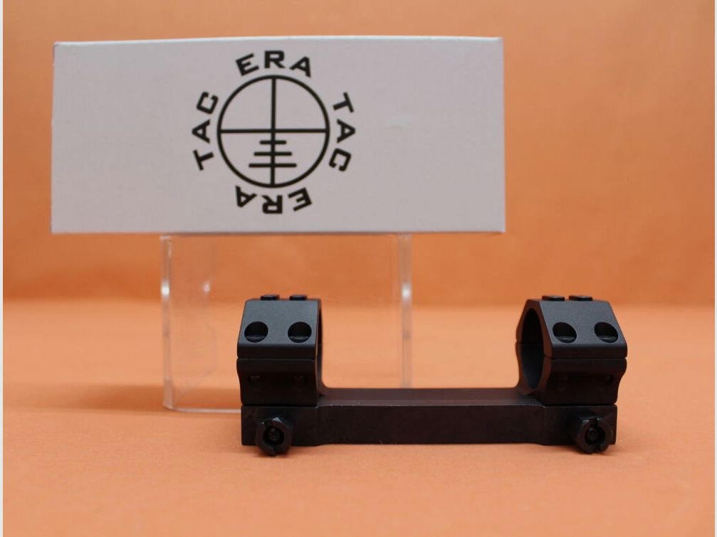 Recknagel Era-Tac Blockmontage 30mm (T5013-0010) mit Mutter, Alu schwarz, BH=10mm für Picatinnyprofil