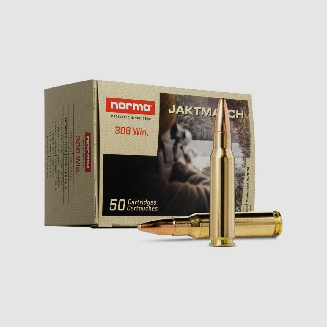 Norma .308 Win Jaktmatch 150grs / 9,7g