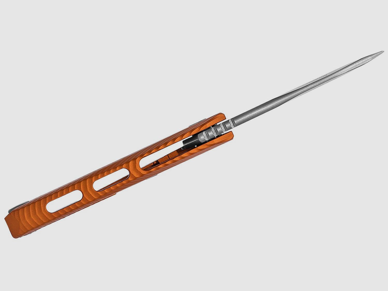 ROK A OS, M390 Satin-Klinge, orangefarbener Aluminiumgriff | 97315