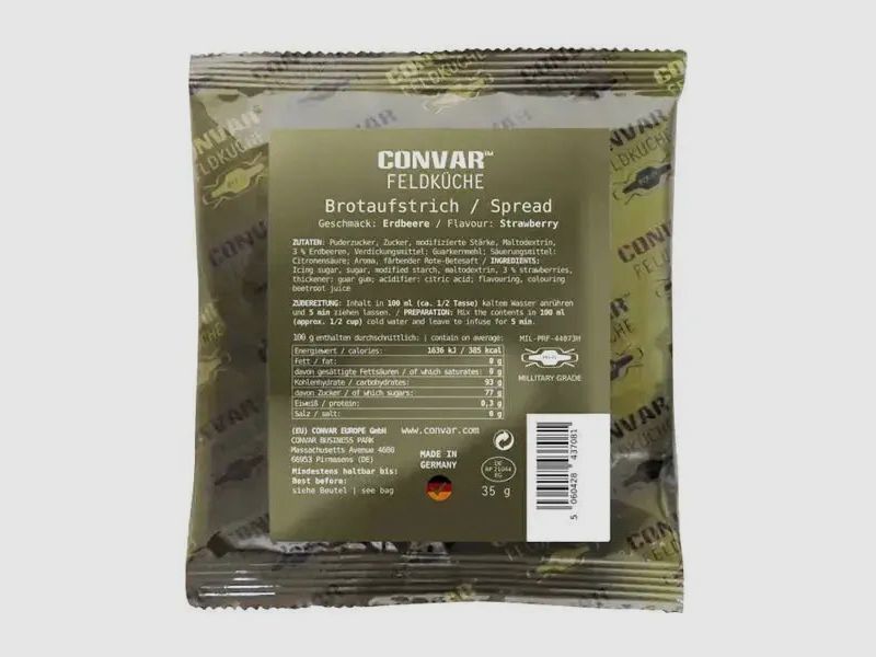 Convar-7 Convar-7 Feldküche Brotaufstrich Erdbeere