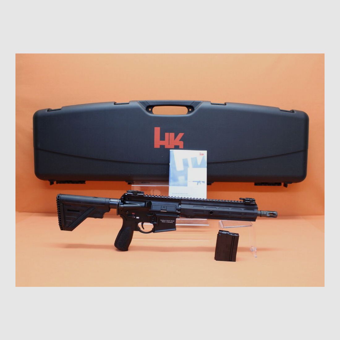 Heckler&Koch Ha.Büchse .223Rem Heckler&Koch/H&K MR223 A3 SPORT 11" Lauf Schwarz, Gas-Piston-System AR-15/HK416