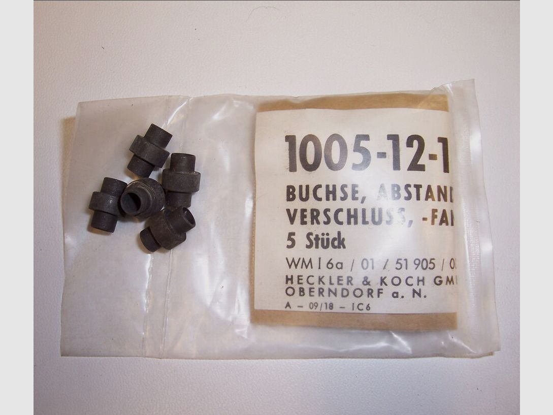 Socket, spacer roll, closure, catch lever NEW for G3 H&K Heckler and Koch GmbH Oberndorf a.N.