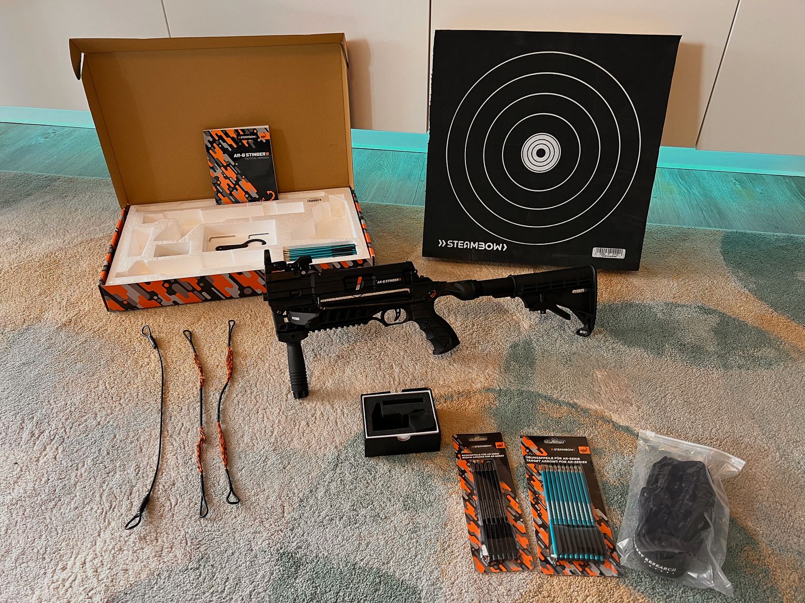 Steambow Stinger II Tactical (mai usato) con accessori