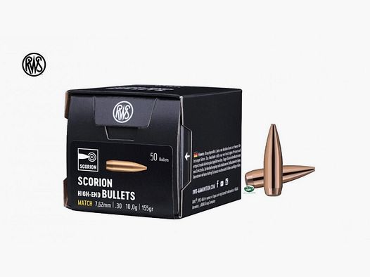 RWS Geschosse SCORION Kal. 8,6mm (338) gr 250 2421466