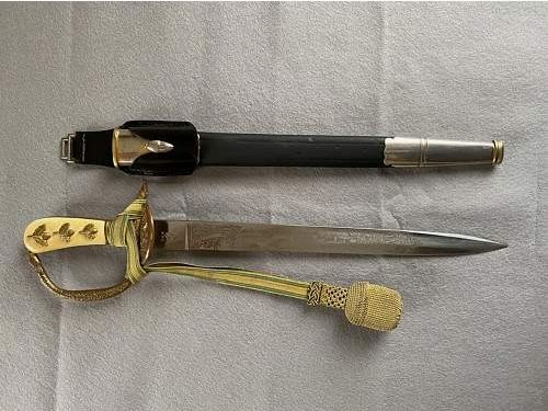 Original Hirschfanger III Reich WKC Solingen 