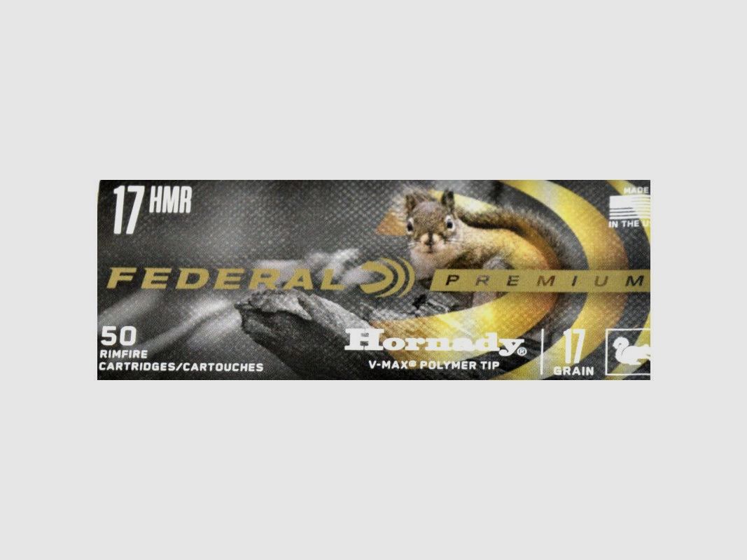 Federal munitie kal. .17HMR P771 V-SHOK-50 stuks
