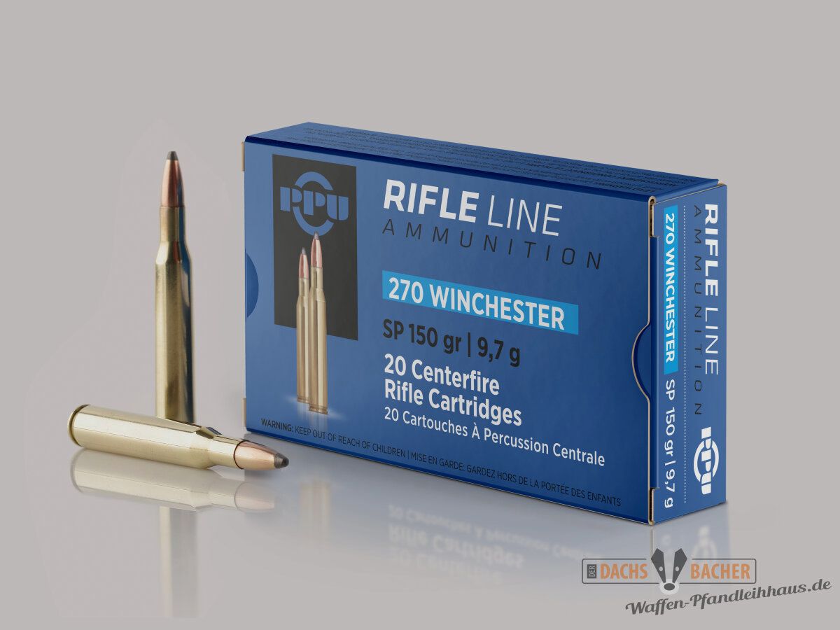 PPU Privi Partizan .270 Win 9,7g/150gr SP Soft Point 20 Strzałów