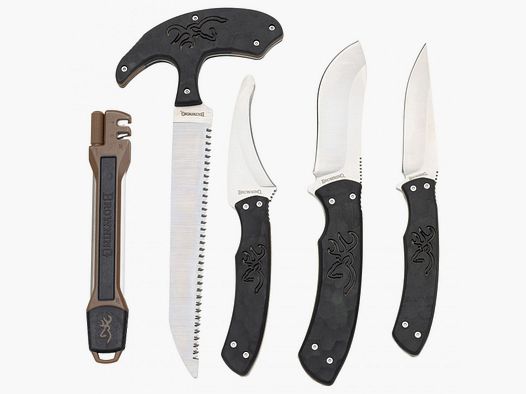 Browning Primal Combo Field Dressing Knife Set, Black