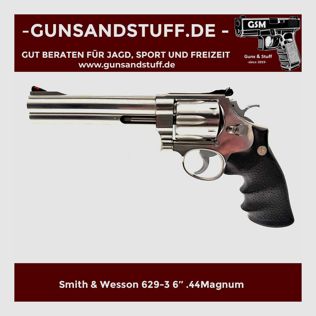 SMITH & WESSON 629-3 6” .44Magnum