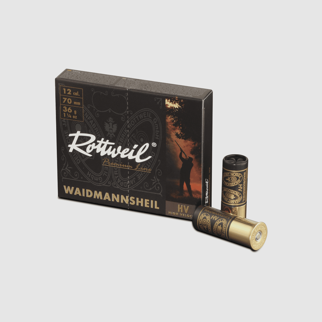 Rottweil Waidmannsheil Plastik 12/70 3,2 mm - 10 Stk.