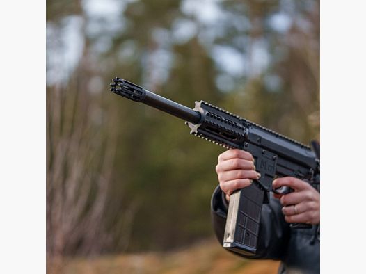 MUZZLE BRAKE | Mündungsfeuerbremse | BLACK | 22x1,5mm | FSC Pistol | Valken Milsig M17 | HDX68