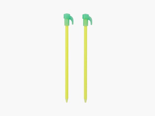 Highlander Forces Fluoreszierende Zeltheringe 20cm 6er Set Kunststoff