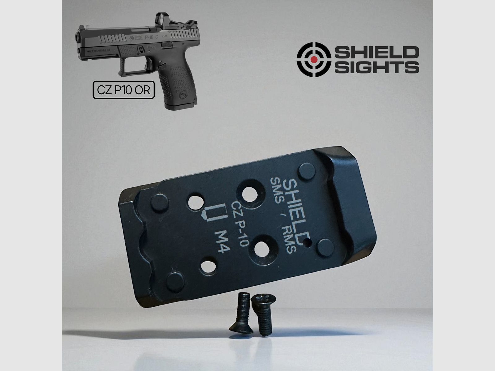 CZ Adapterplatte für P10 OR  Shield RMS etc. 