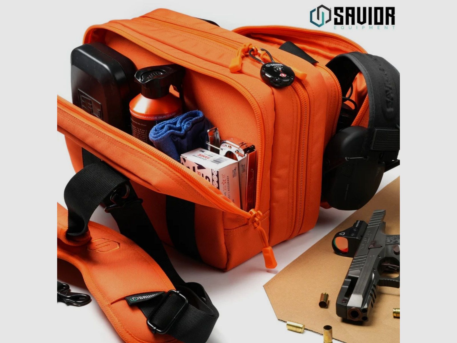 Savior - Bolsa de tiro para mini pistola Specialist - Naranja - RA-DGSPWS-MINI-AN, imagen 5 de 6