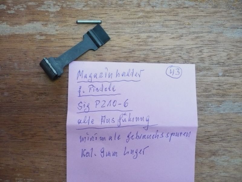 1 Magazinhalter für Pistole SIG P201-6, Kal. 9mmLuger