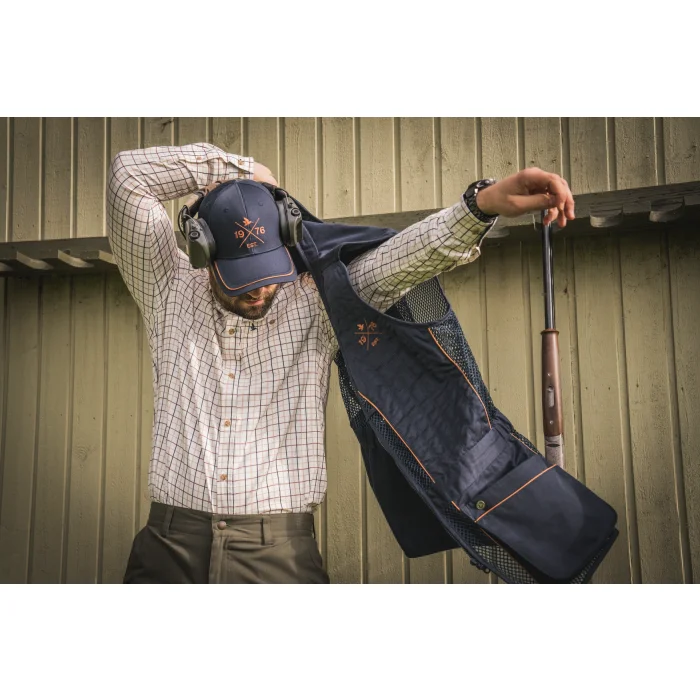 Koszula SEELAND Oxford Shooting Classic Blue/ Merlot Check (403048027), billede 5 af 6