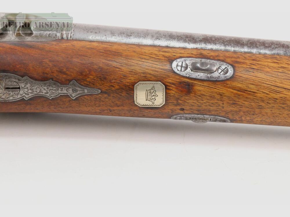 J. Hronek da Strakowitz fucile a doppietta a percussione