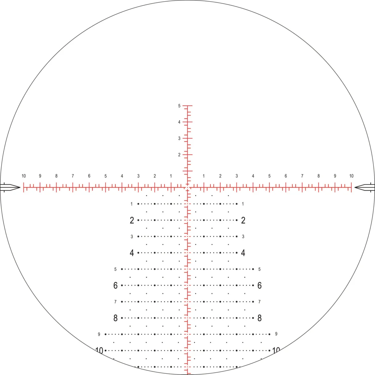 Richtkijker NX8 2,5-20×50 F1 ZeroStop MIL-XT Nightforce 0.1Mil-rad, afbeelding 4 van 4