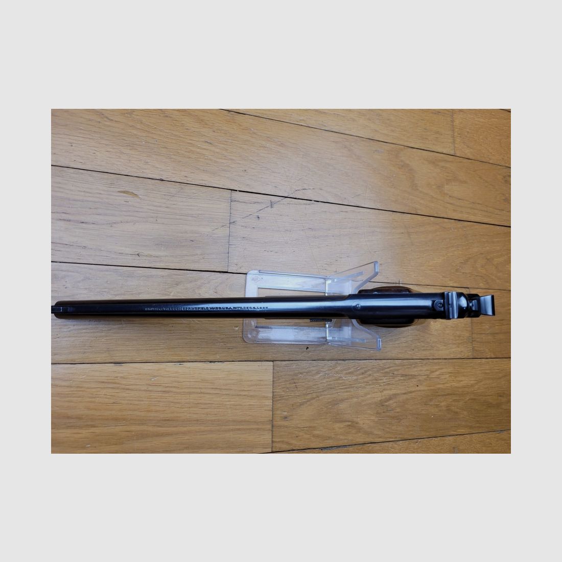 Wunder Art Déco – Seltene Smith&Wesson Straight Line Pistole – 22LR – 10 Zoll – nur 1.870 Stück hergestellt! – Baujahr 1925! Top Zustand!, Bild 11 von 24