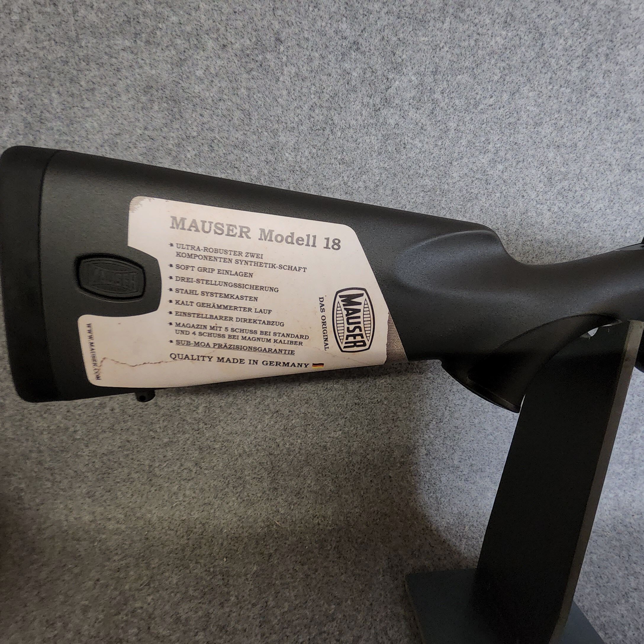 Mauser M18 - optional package with DD optics scope 2.5-10x56