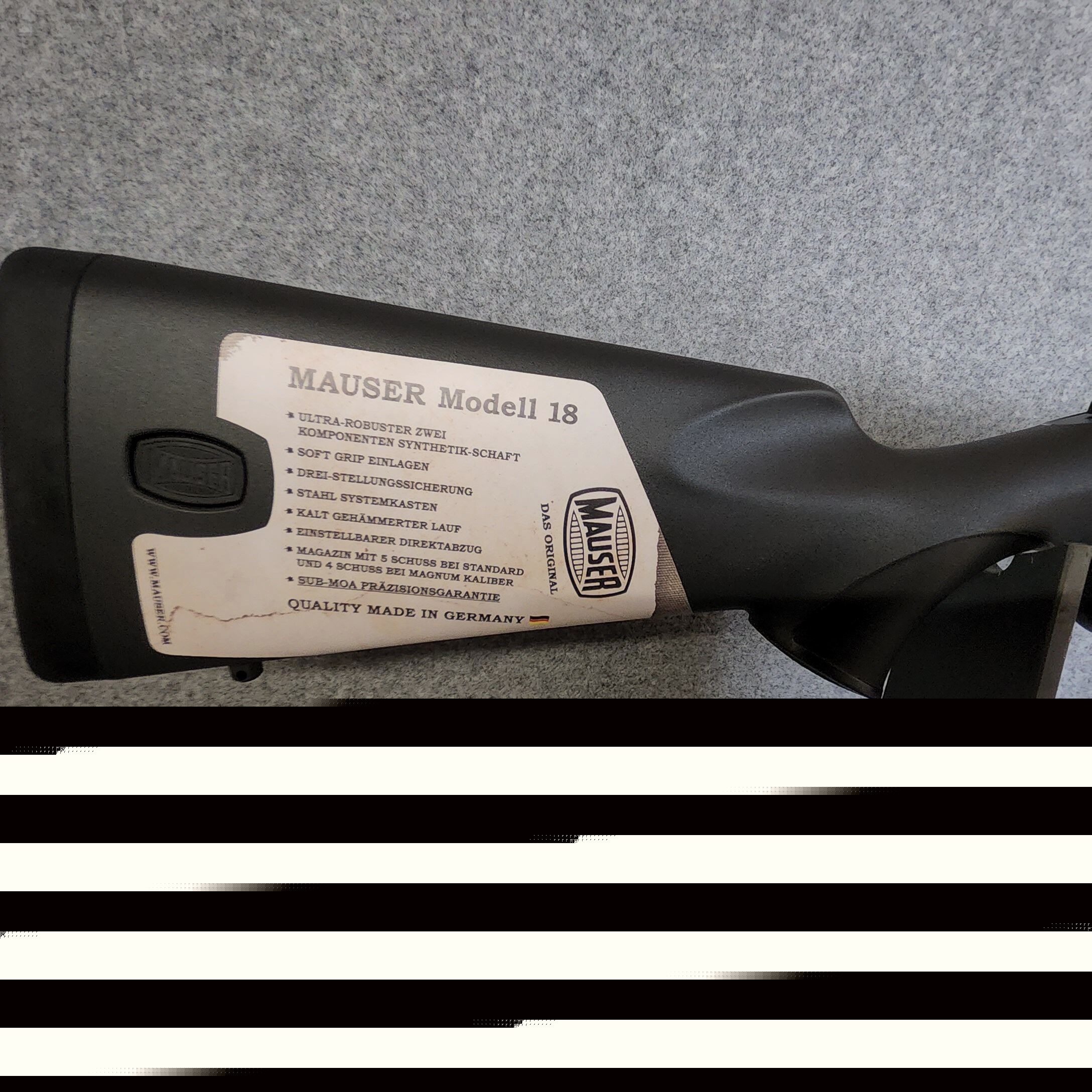 Mauser	 M18-  optional Paket mit DD Opt. ZF v2,5-10x56