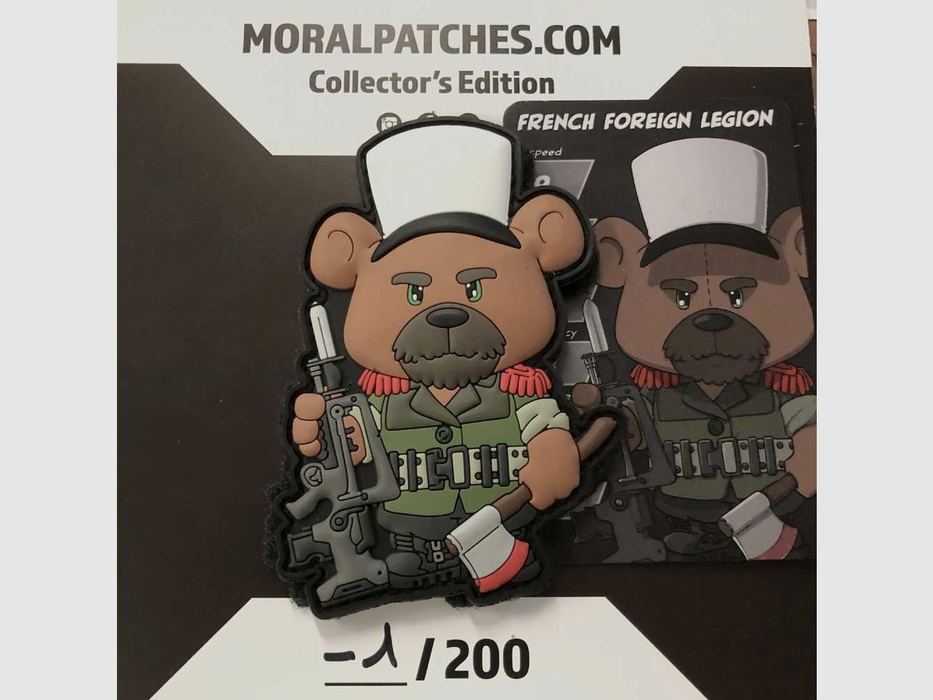 MORALE PATCH WARBEARS FRENCH FOREIGN LEGION