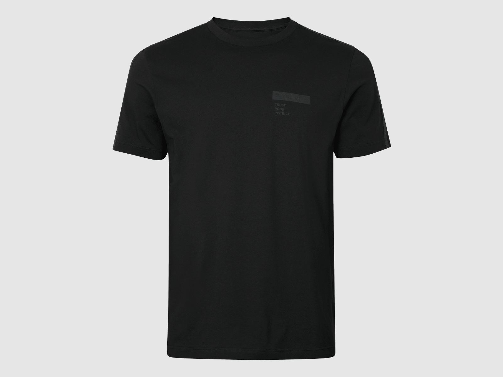 Härkila Logo Camiseta para Hombre Antracita/Azul Marino M