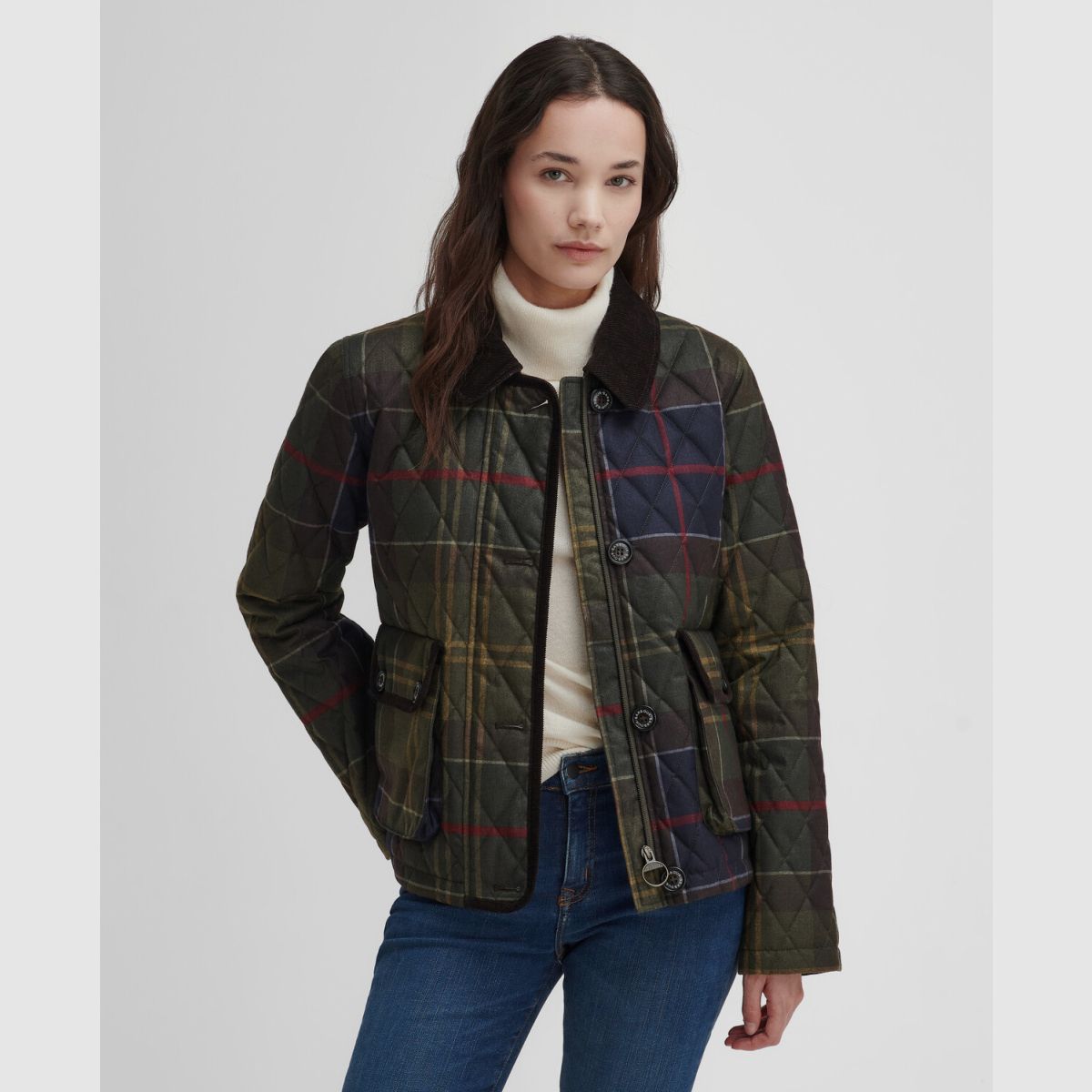 BARBOUR Steppjacke Loudon Tartan