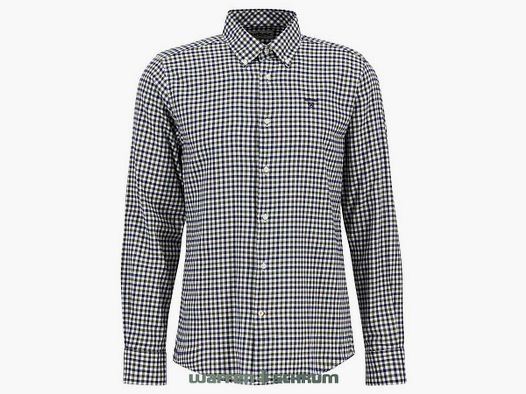 Camisa Barbour Finkle Gingham Oliva