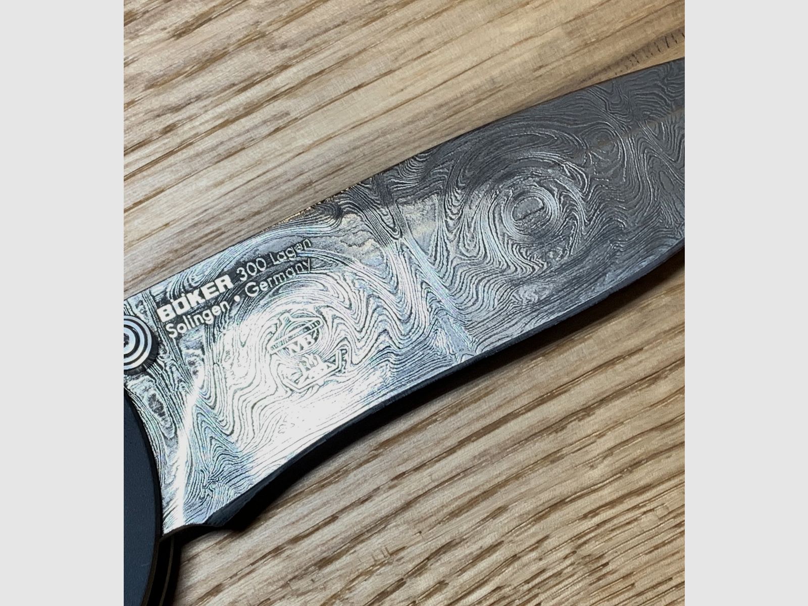 BÖKER DAMAST EUROFIGHTER TASCHENMESSER 