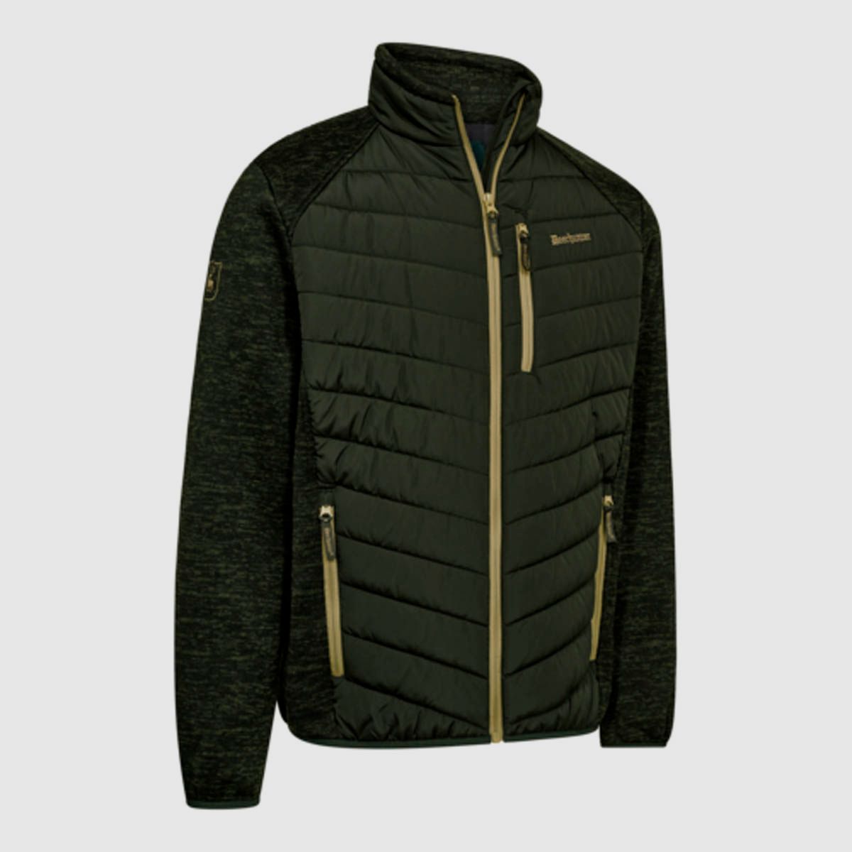 Deerhunter Moor quilted jacket with knit, image 5 of 5