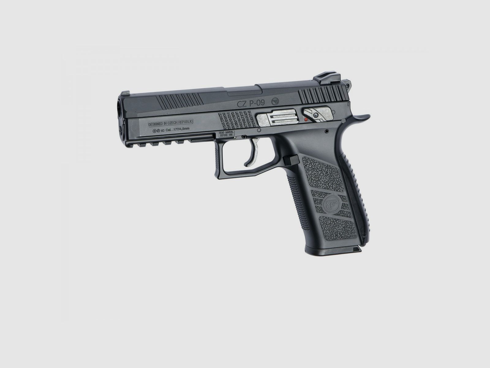 Pack CZ P-09 Duty Pistol Co2 met Diabolos en Stalen Ballen, afbeelding 2 van 4