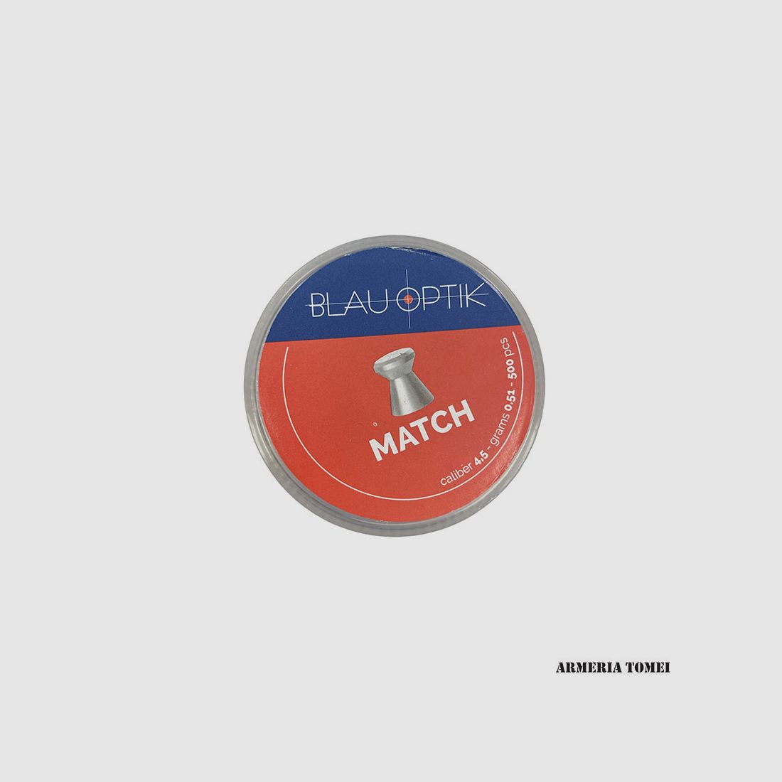 AIR GUN PELLETS – BLUE OPTIC – MATCH cal. 4.5 | 0.51gr | 500 pcs