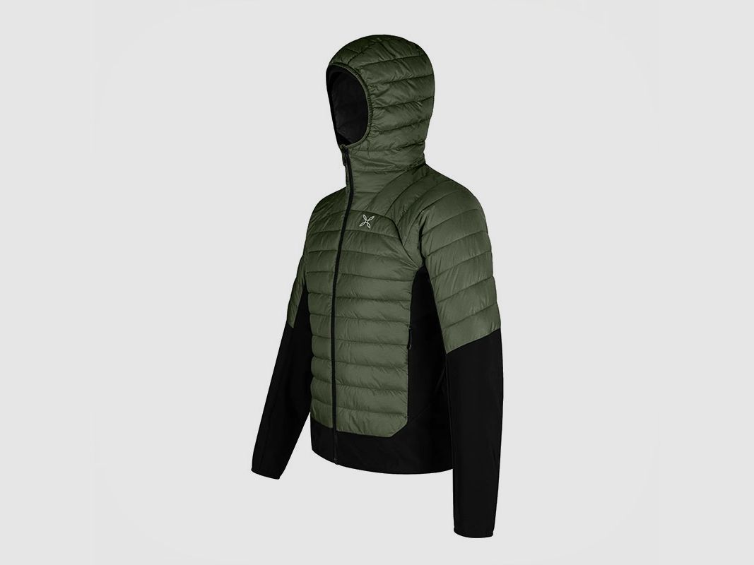 JACKE – MONTURA – PEAK HYBRID HOODED JACKET Salbeigrün, Bild 3 von 3