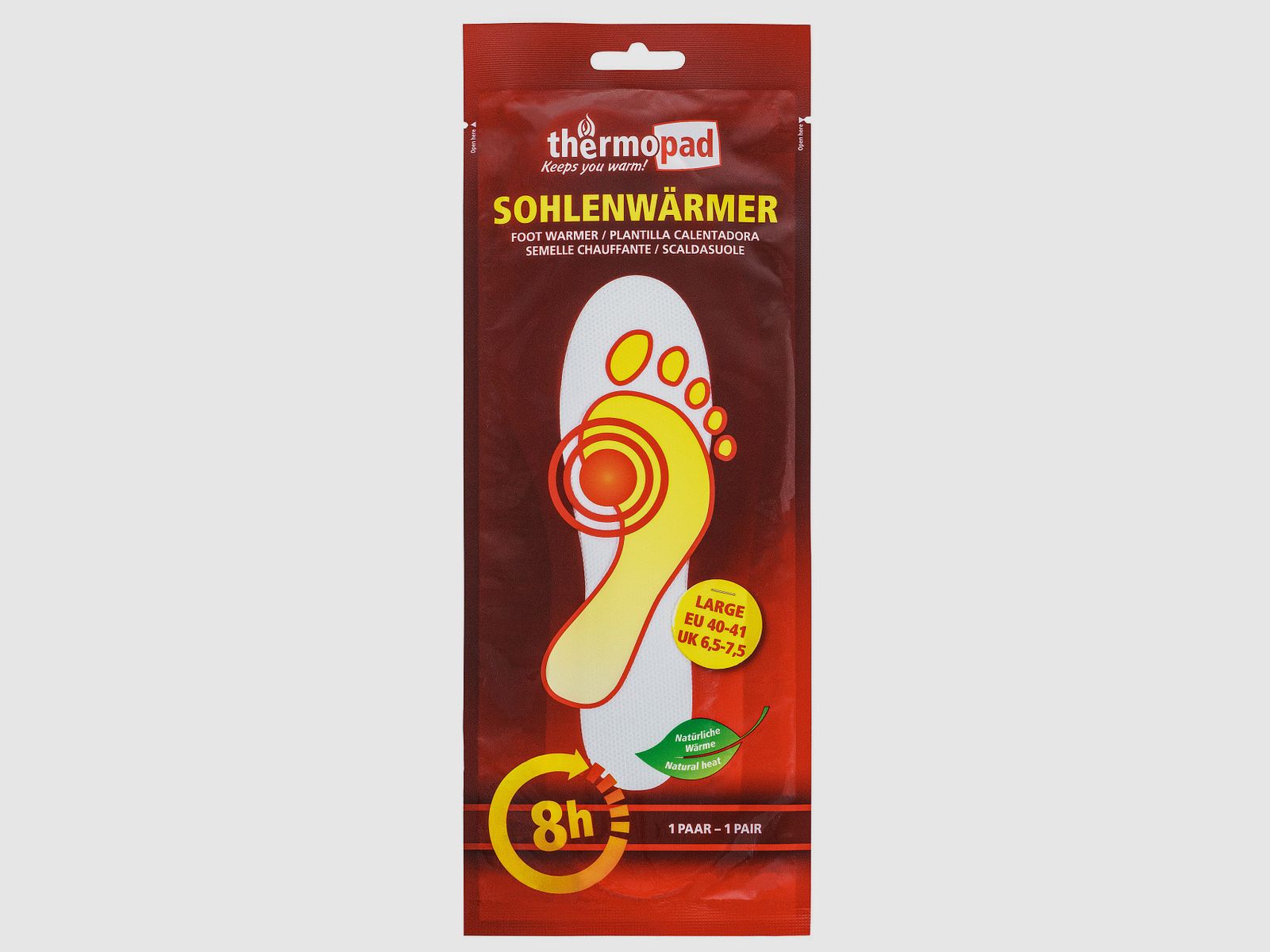 Thermopad Sohlenwärmer