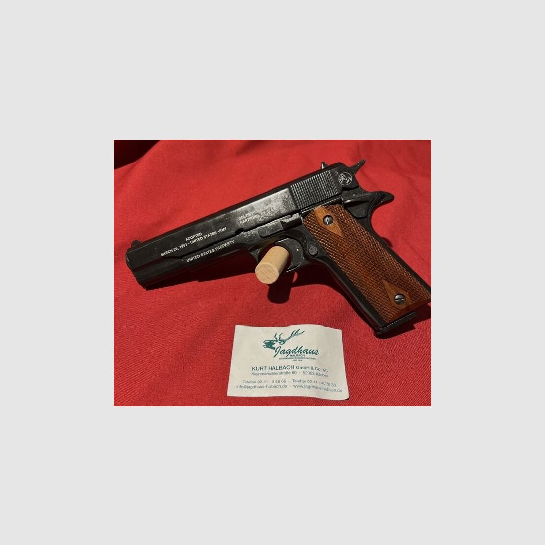 Kommissionen Gasp. COLT 1911 Jub.100Jahre 9mm P.A.K