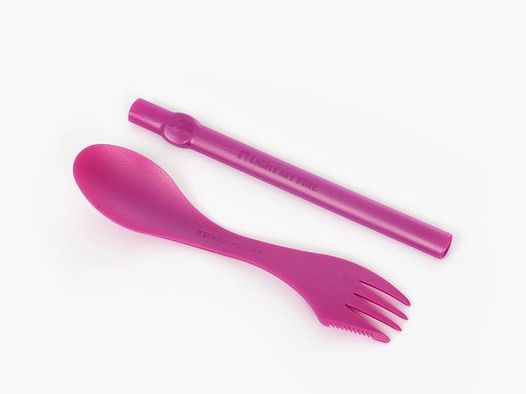 Light My Fire cutlery set Spork'n Straw Pinkmetal