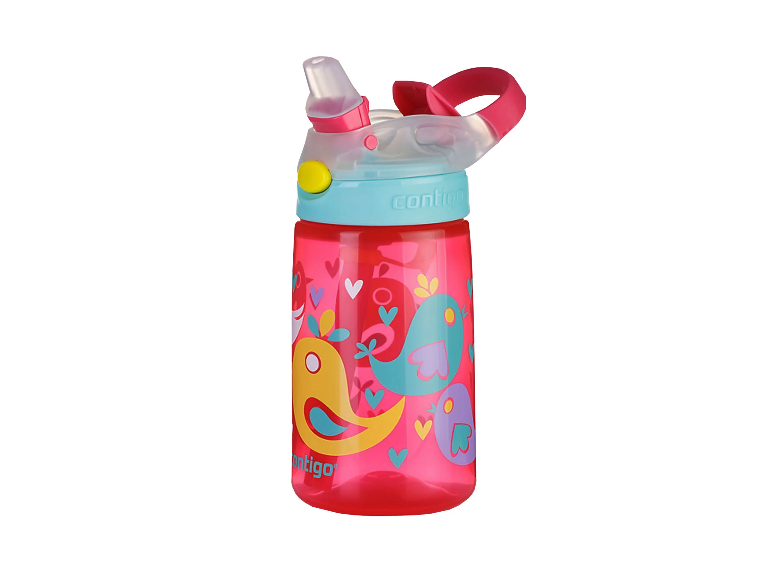 Contigo Gizmo Flip Kinderbecher 0,42 l Cherry Blossom Love Birds (2095139), Bild 6 von 8