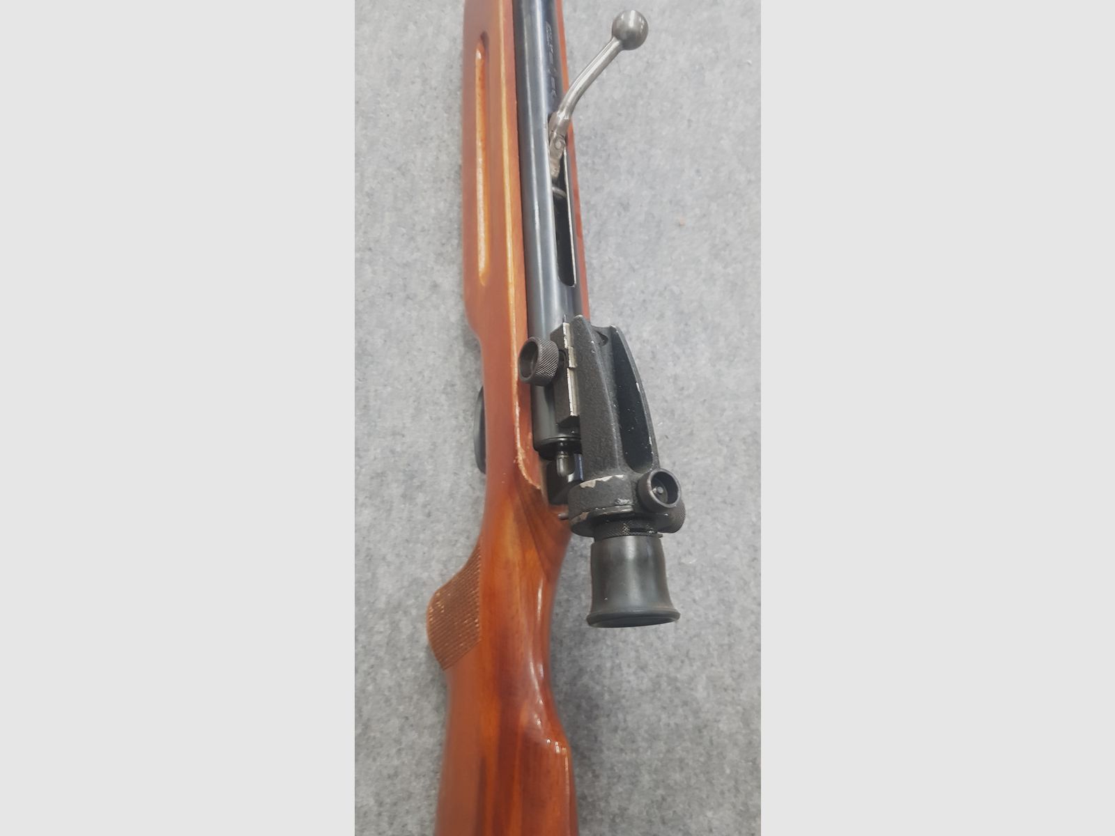 Q1 Schräger Korntunnel Halter Haenel Mod. 311  mit Feinabzug und Diopter Durchlader cal. 4,5mm Diabolo