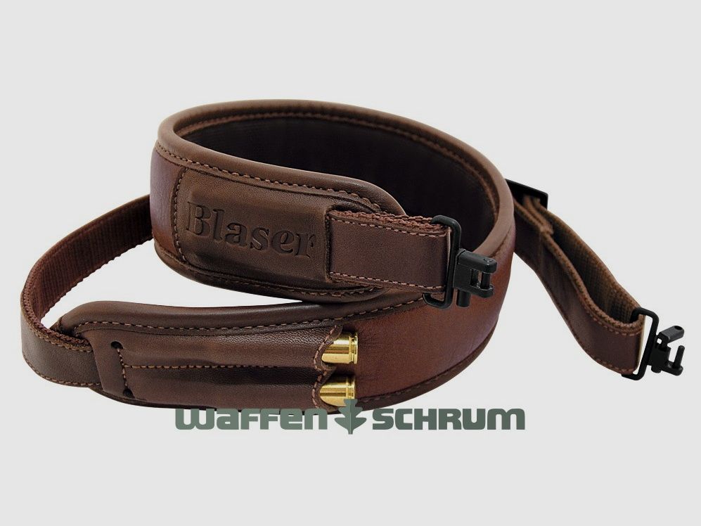 Blaser geweerriemen leer - bruin