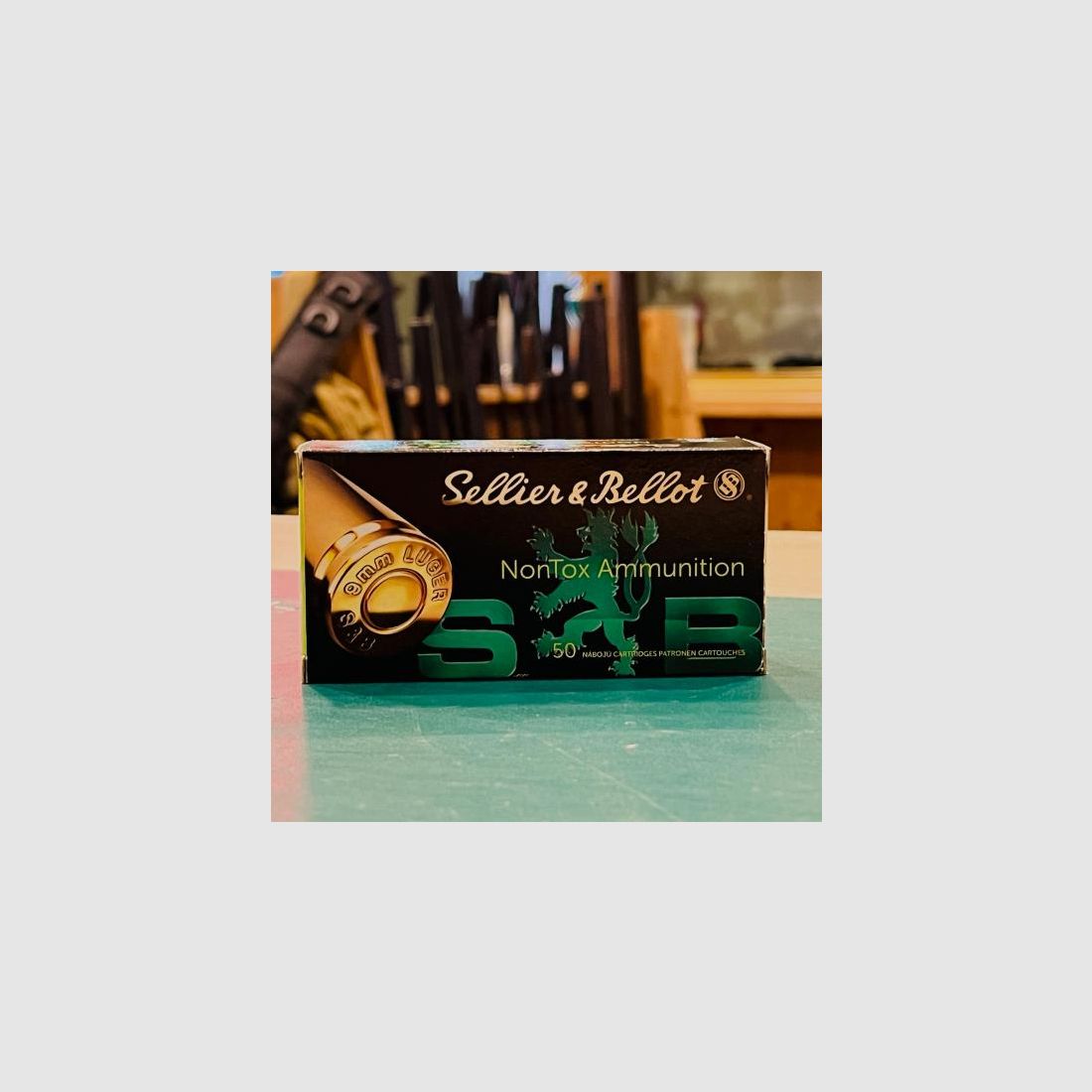 S&B 9mmLuger TFMJ Nontox 8,0g/124gr - 369,00€ per 1000 Schuss