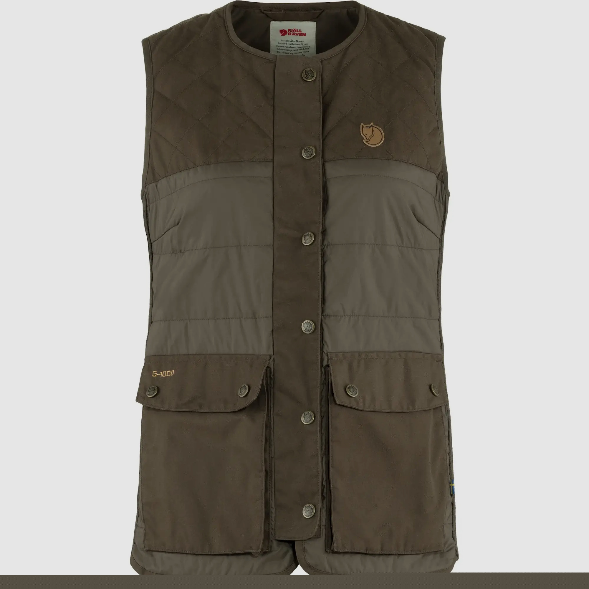 Fjällräven Dames Vest Forest Wool Gevoerd