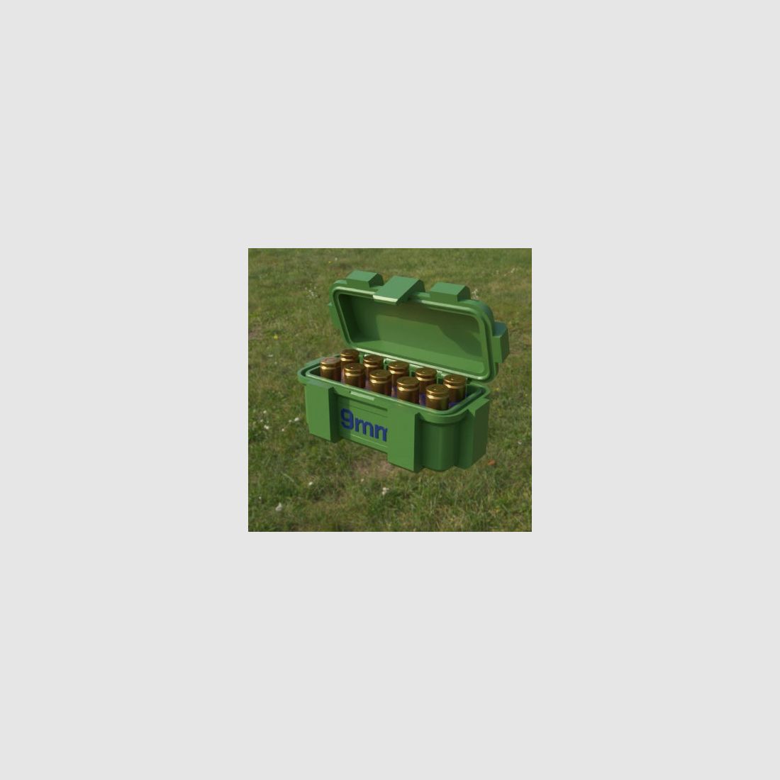 Filamelt Munitionsbox / 9x19mm Para / Luger / ‘Klappdeckel’ / Patronenbox, Ammo Box