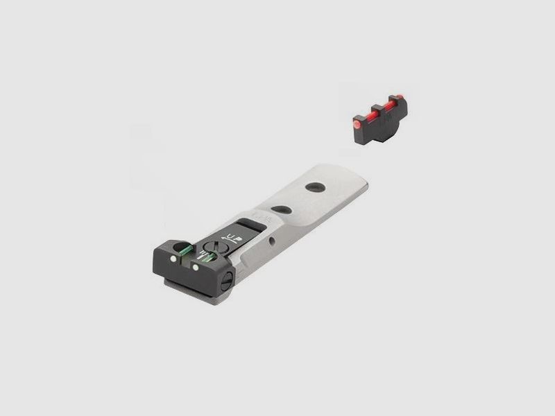 Zestaw celowniczy TXT srebrny Fiber S&W K/L