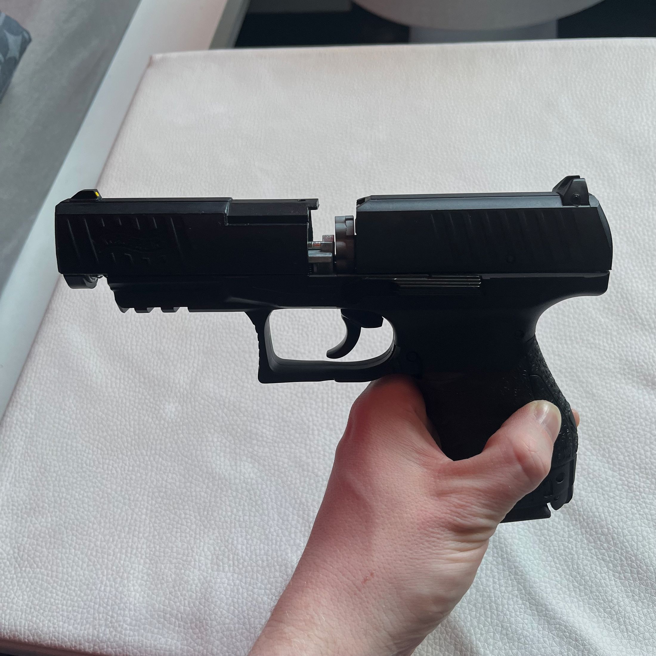 Walther PPQ CO2 Luftpistole 4,5mm Diabolo schwarz + Zubehör