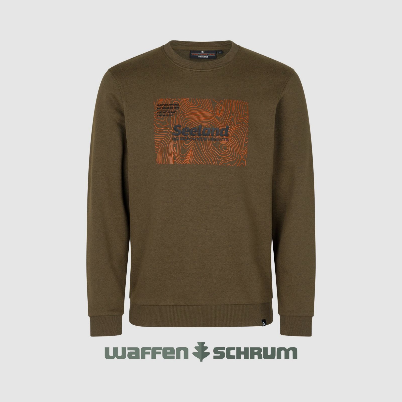 Seeland Sweatshirt Pulse Dark Olive Melange